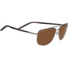 TELLARO, Shiny Gunmetal with Dark Brown Inside Temple Tips-Mineral Polarized Drivers Cat 2 to 3, hi-res image number null